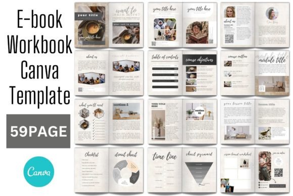 Canva Templates for E-books and Workbooks: A Practical Option for Content Creators