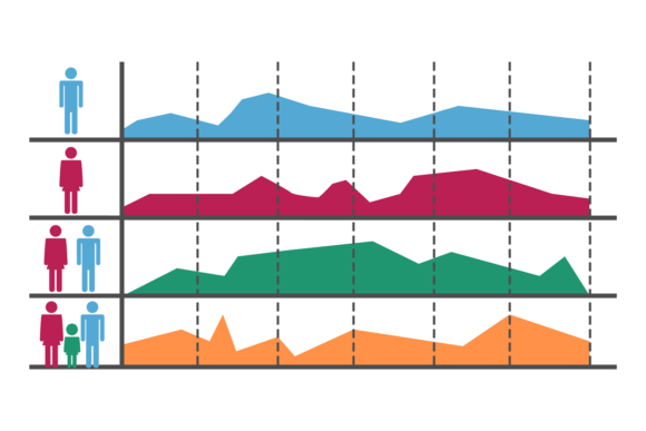 Demographic Data Chart Icon: The Visual Language of Population