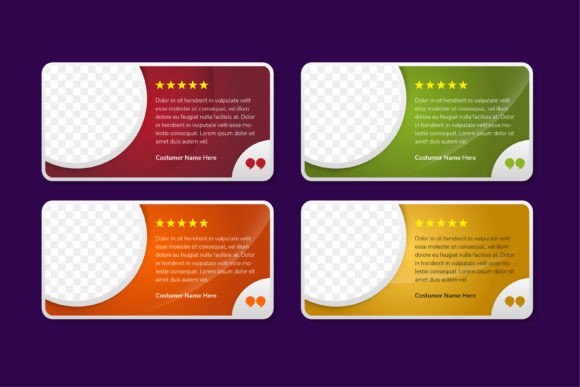 Rectangle Customer Says Banner: A Template for Trust