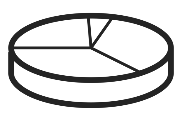 The Financial Presentation Pie Chart Icon as a Universal Visual Tool