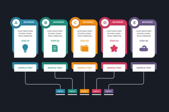 The Power and Pitfalls of Colorful Flat Infographics