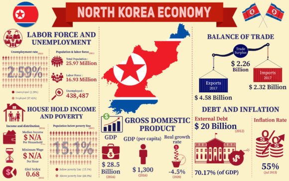 The Power of Visual Data: Unlocking North Korea's Economy with Infographic Charts