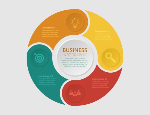 The Power of Visual Storytelling with a Business Infographic Template Chart
