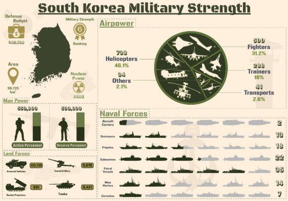 The South Korea Military Power Infographic: A Strategic Visual Tool