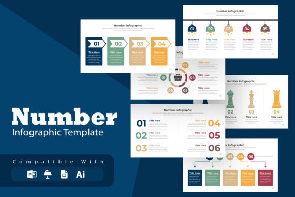 The Visual Power of a Number Infographic Design Layout