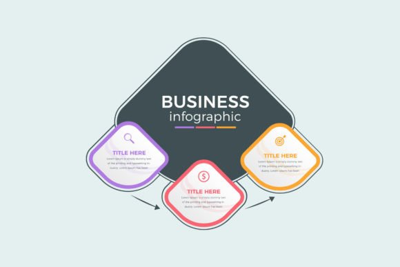 Using a 3 Steps Business Infographic Template for Clear Communication
